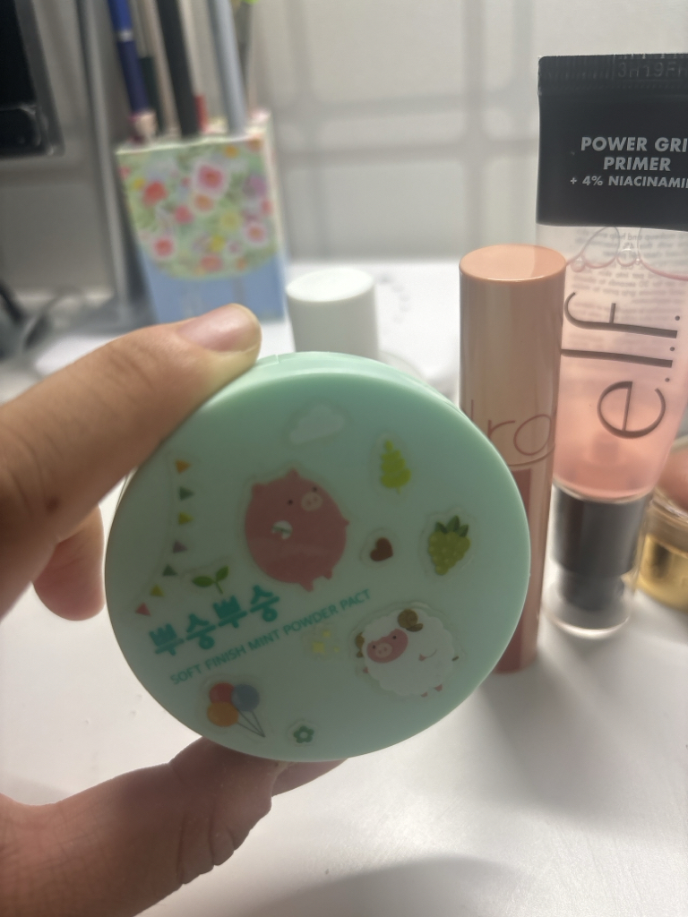 미팩토리 (MEFACTORY) 뿌숭뿌숭 민트 파우더 팩트 review image