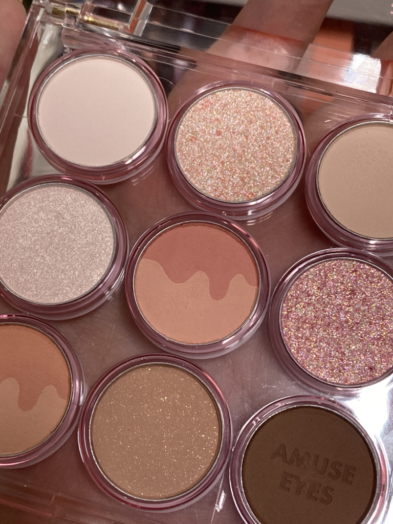 Ảnh đánh giá thực tế của người dùng về Bảng màu mắt [01 Màu đào ấm]