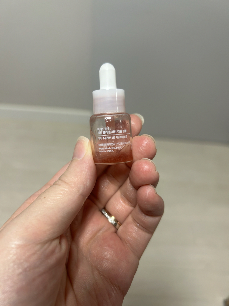 Real user review photo of Cherry Collagen Firming Capsule Ampoule