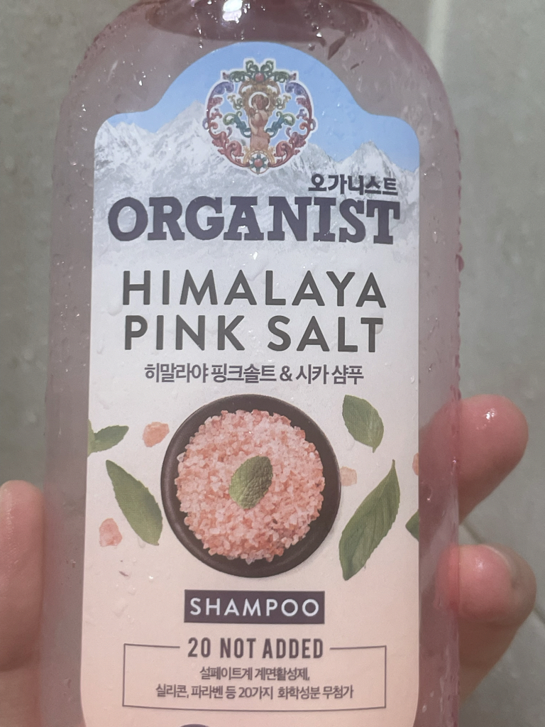 喜马拉雅粉盐洗发水的真实用户使用照片