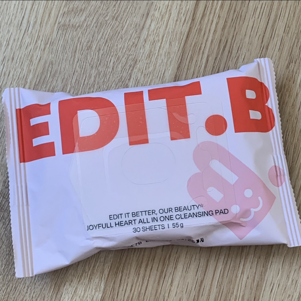 에딧비 (EDIT.B) 조이풀 하트 올인원 클렌징 패드 review image