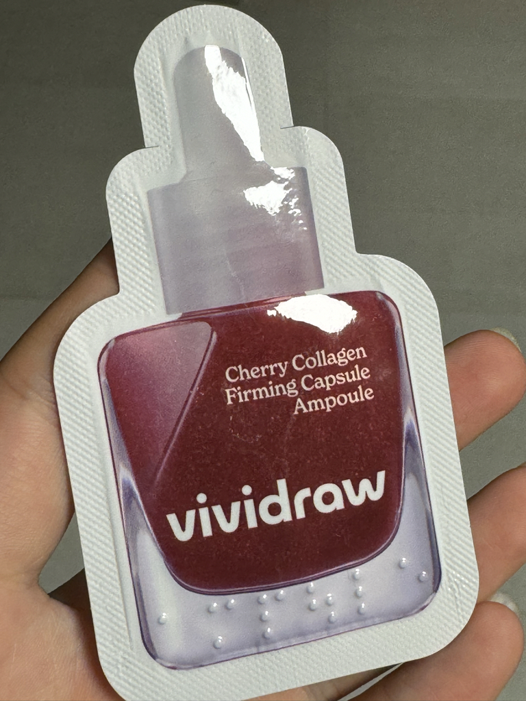 Real user review photo of Cherry Collagen Firming Capsule Ampoule