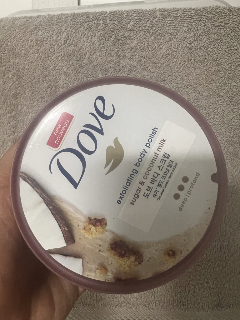 Dove 白糖和椰奶磨砂膏 common.review image