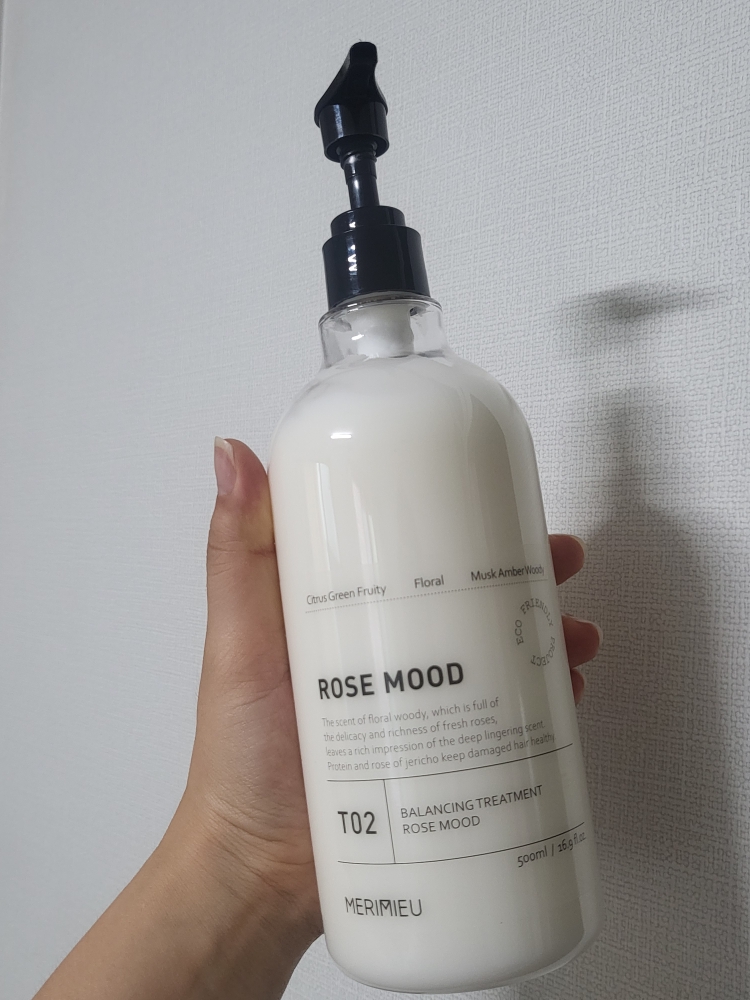 메리뮤 (MERIMIEU) 헤어 밸런싱 퍼퓸 향기 좋은 트리트먼트 [로즈무드] review image