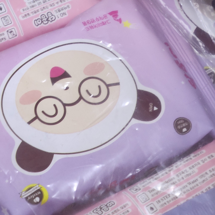 달곰이 (DALGOMI) 저자극 러블리 플레인 아기물티슈 review image