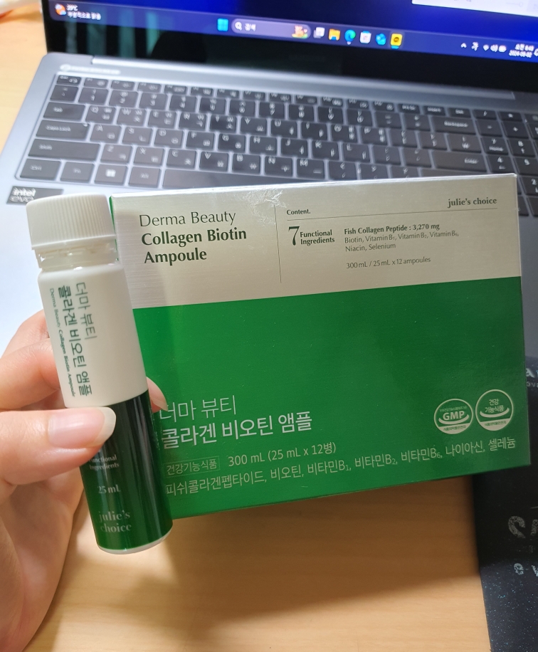 줄리스초이스 (julie'schoice) 더마 뷰티 콜라겐 비오틴 앰플 review image