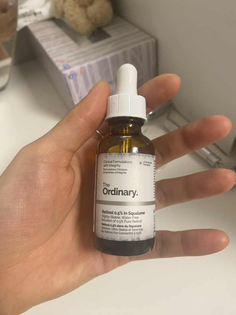 视黄醇0.5%含有角鲨烯的真实用户使用照片