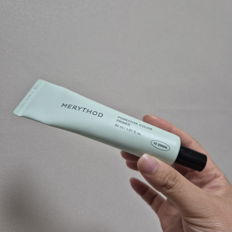 메리쏘드 (MERYTHOD) 모공착 컬러 프라이머 [SPF30/PA+++] [02 그린] review image