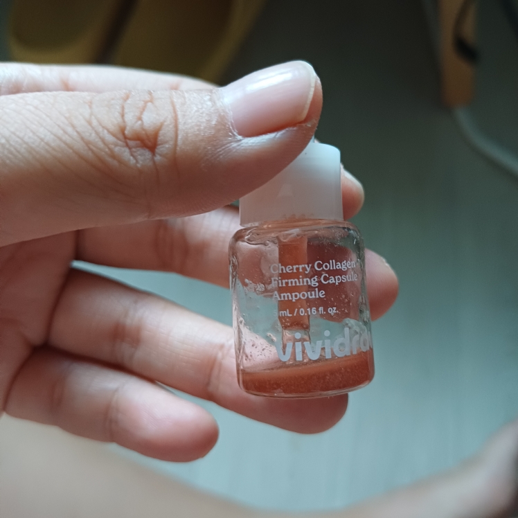 Real user review photo of Cherry Collagen Firming Capsule Ampoule