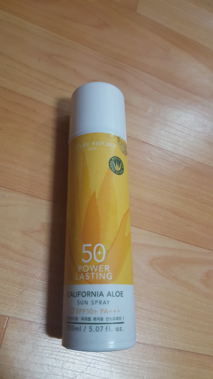 NATUREREPUBLIC California Aloe Power Lasting Sun Spray [SPF50+/PA+++] review image