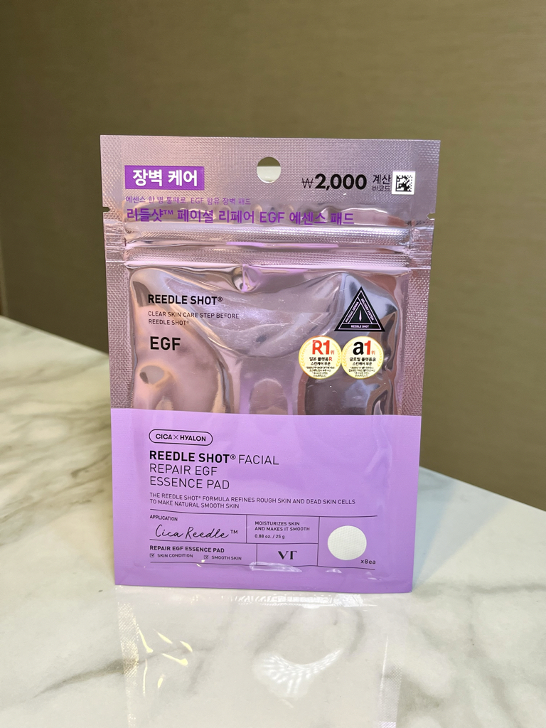 브이티코스메틱 (VTCOSMETICS) 리들샷 페이셜 에센스 패드 [리페어EGF] review image