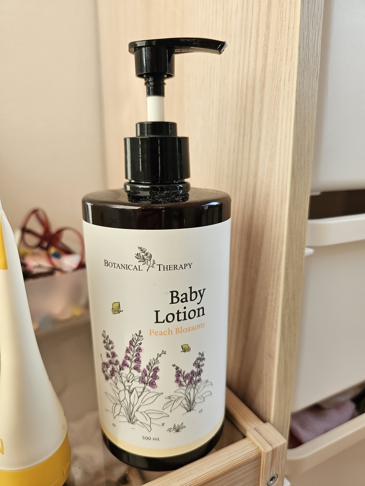 보타니컬테라피 (BOTANICALTHERAPY) 대용량 신생아 아기 베이비 로션 [피치블로썸] review image
