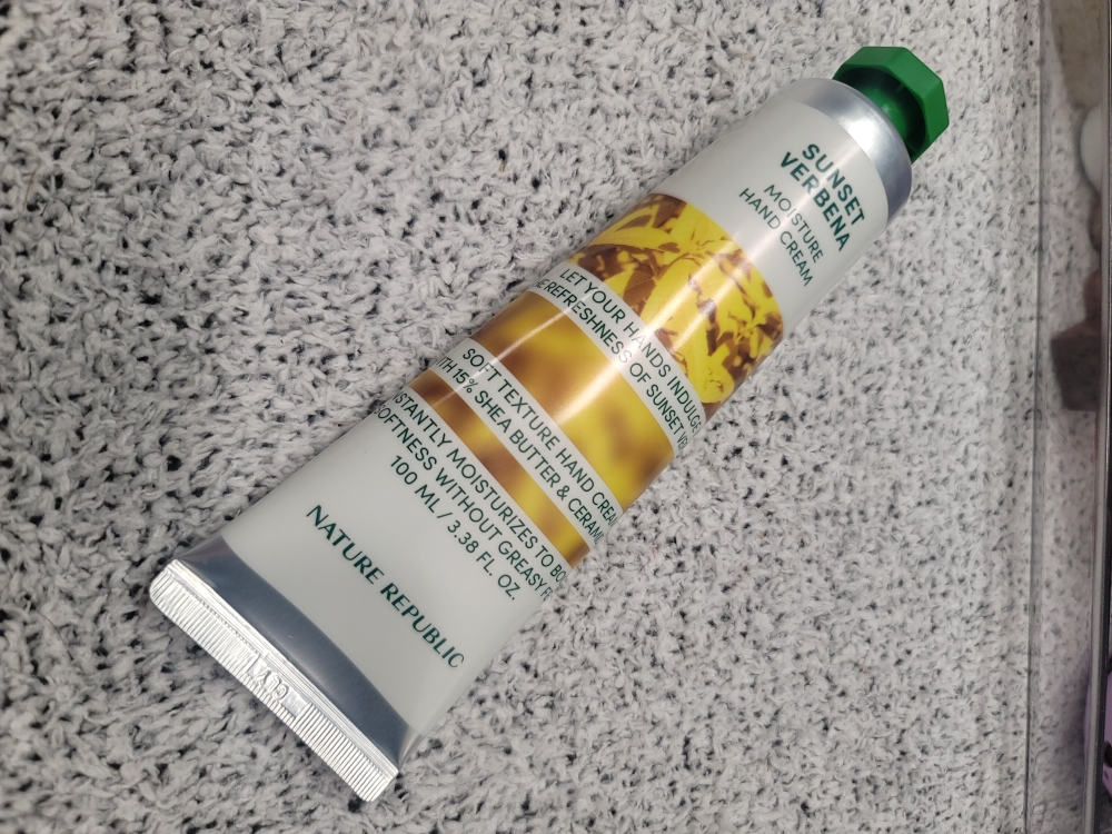네이처리퍼블릭 (NATUREREPUBLIC) 핸드 앤 네이처 핸드크림 [선셋버베나] review image