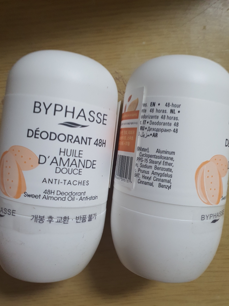 BYPHASSE 滚珠体香剂[甜杏仁油] common.review image