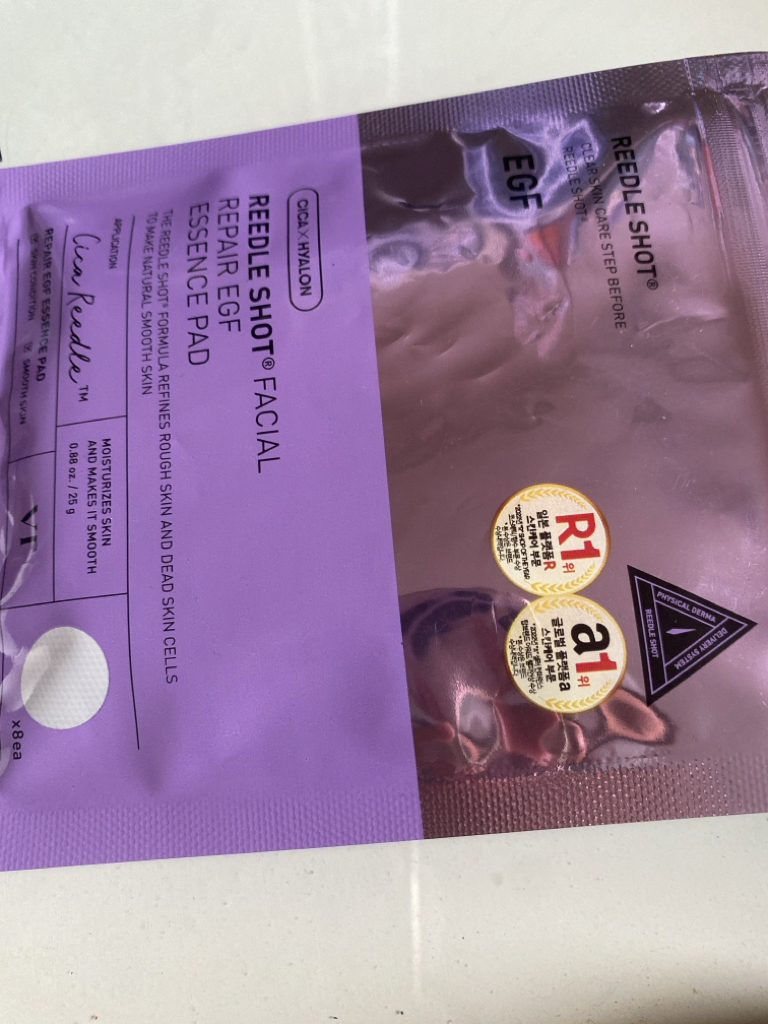 브이티코스메틱 (VTCOSMETICS) 리들샷 페이셜 에센스 패드 [리페어EGF] review image
