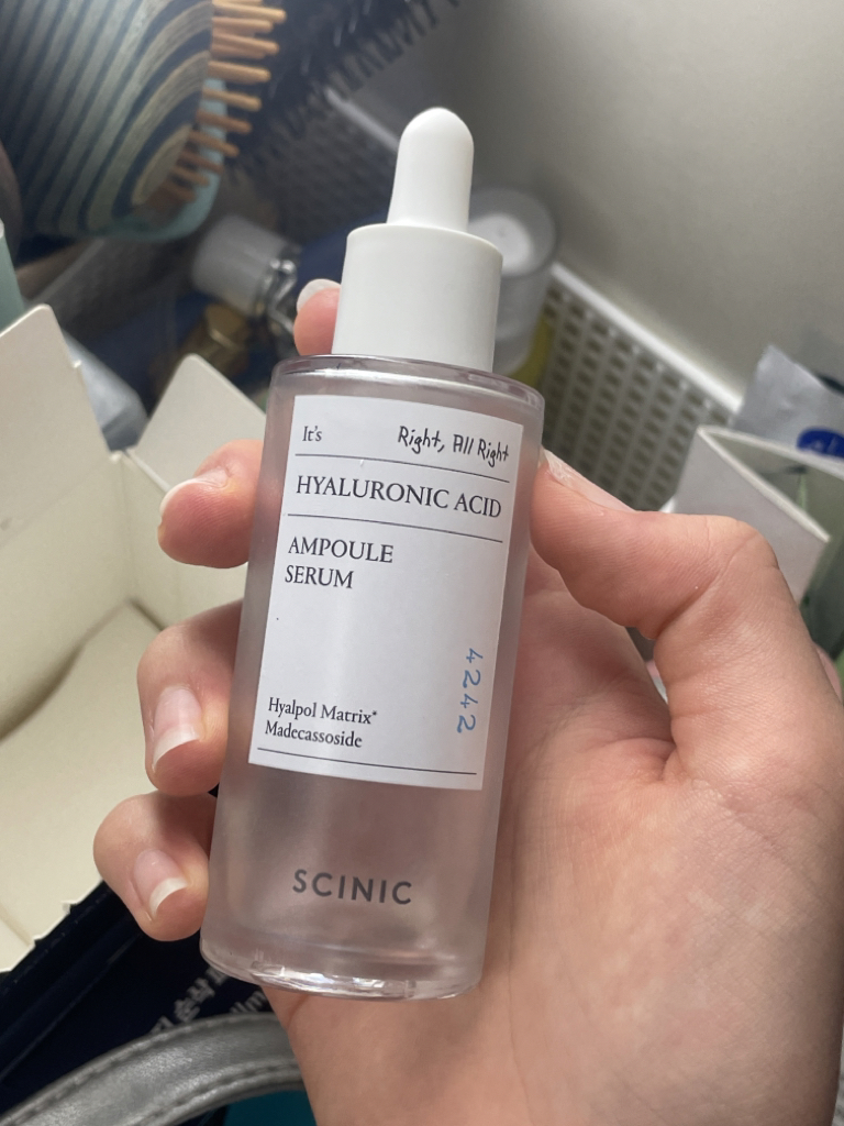 玻尿酸安瓿精华的真实用户使用照片