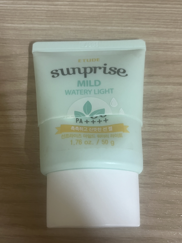ETUDE sunprise MILD WATERY LIGHT [SPF50+/PA++++] review image