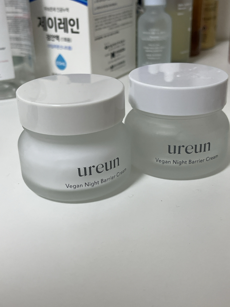 纯素夜间屏障乳霜的真实用户使用照片