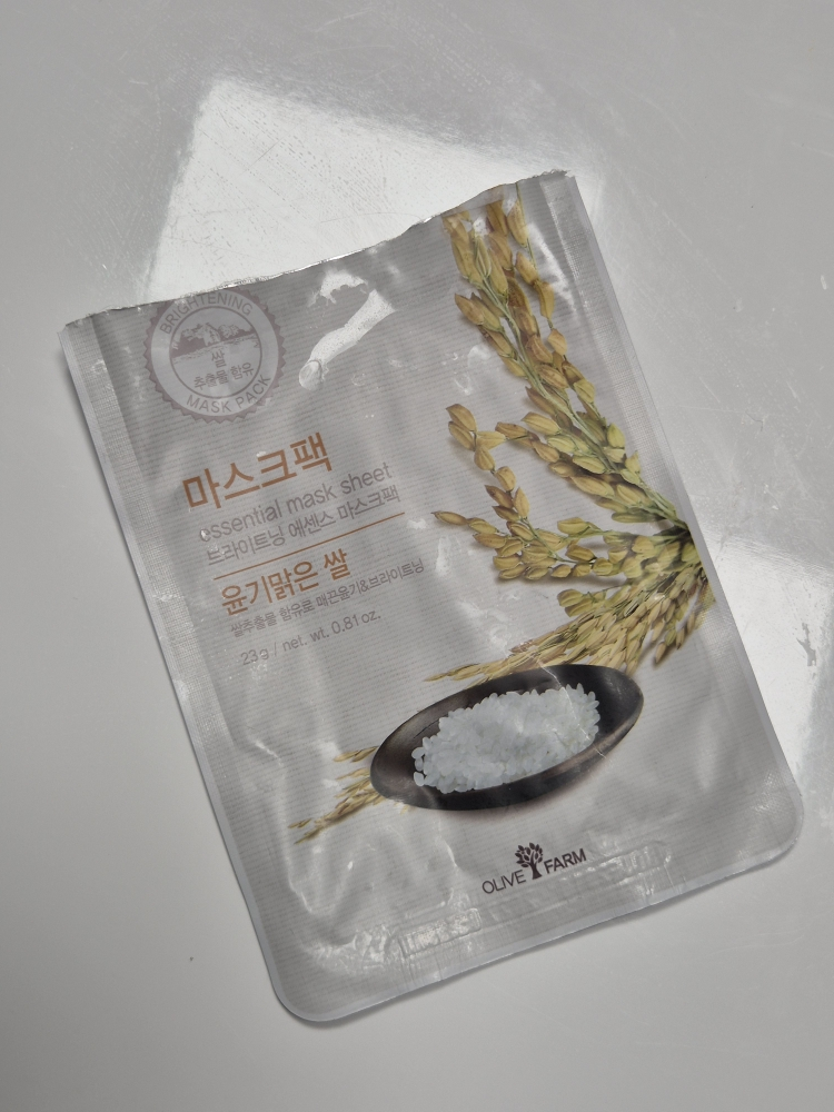 Olivefarm Essential Mask Sheet [Rice] review image