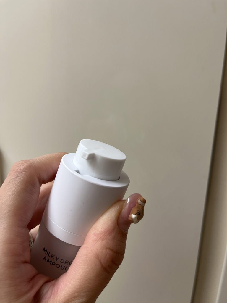 牛奶滴剂安瓿的真实用户使用照片