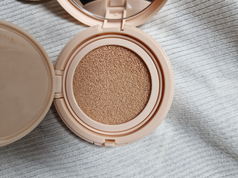 SHINGMULNARA Oxygen Aquatic Tone Up Sun Cushion [SPF50+/PA++++] [02 Vitality Peach] review image