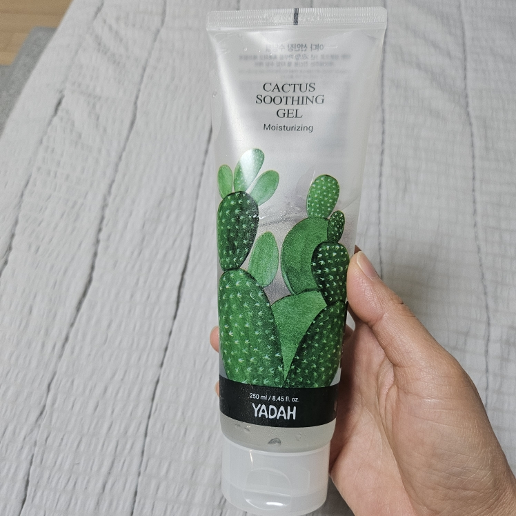 仙人掌舒缓凝胶的真实用户使用照片
