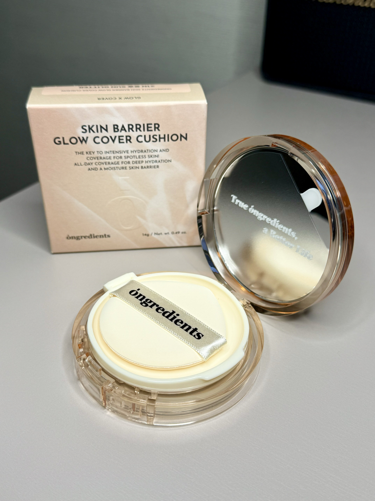 온그리디언츠 (ongredients) 스킨 베리어 글로우 커버 쿠션 [SPF50+/PA++++] [21N 윤슬] review image