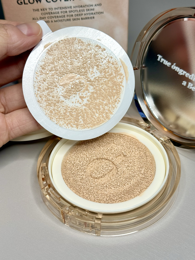 온그리디언츠 (ongredients) 스킨 베리어 글로우 커버 쿠션 [SPF50+/PA++++] [21N 윤슬] review image
