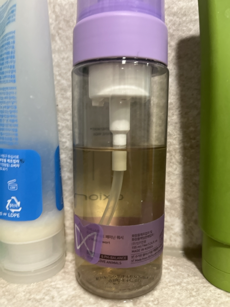 女性洗浴露的真实用户使用照片
