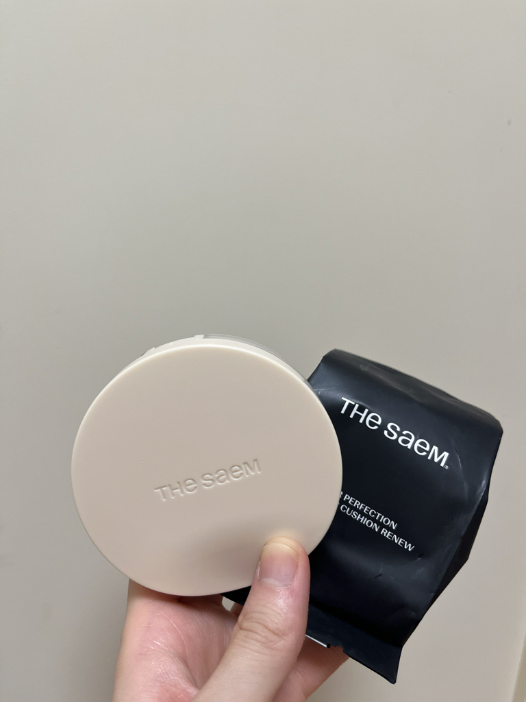 더샘 (theSAEM) 커버 퍼펙션 컨실러 쿠션 리뉴 [SPF50+/PA++++] [0.5 아이스베이지] review image