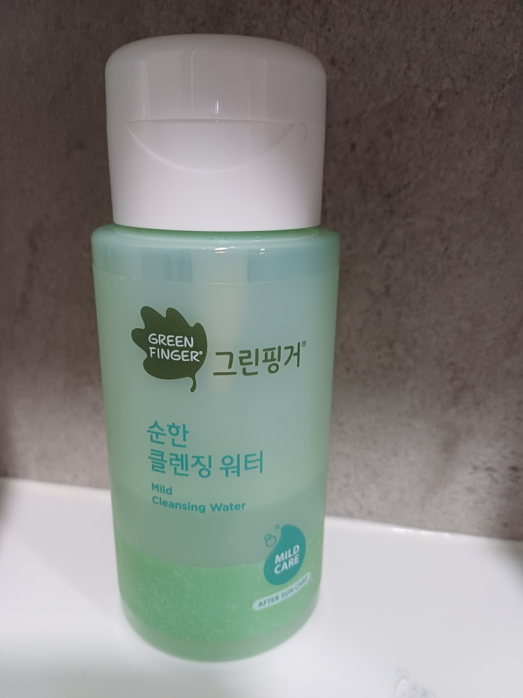 그린핑거 (GREENFINGER) 순한 클렌징 워터 review image