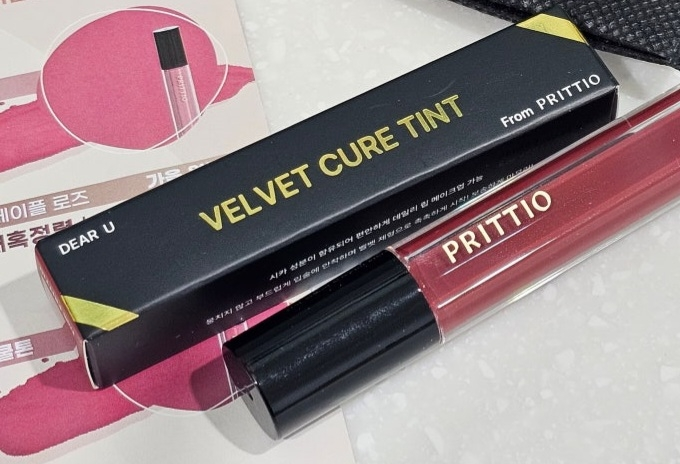 프리티오 (PRITTIO) 디어유 벨벳 큐어틴트 [02 핑크뉴포트] review image