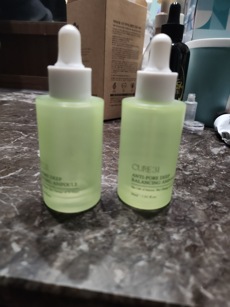 CURE31 Anti-pore pore elasticity ampoule review image