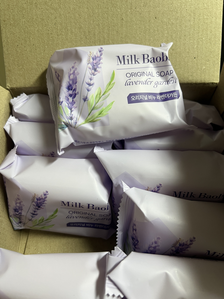 밀크바오밥 (MilkBaobab) 오리지널 비누 [라벤더가든] review image