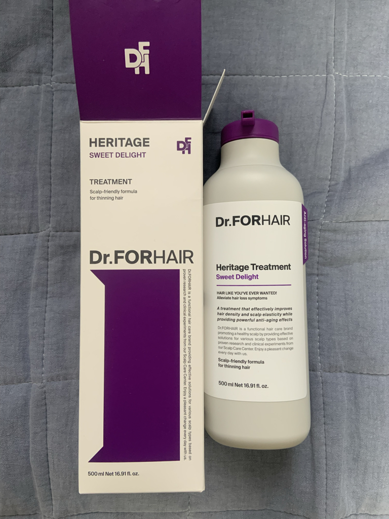 닥터포헤어 (Dr.FORHAIR) 헤리티지 트리트먼트 [스위트딜라이트] review image
