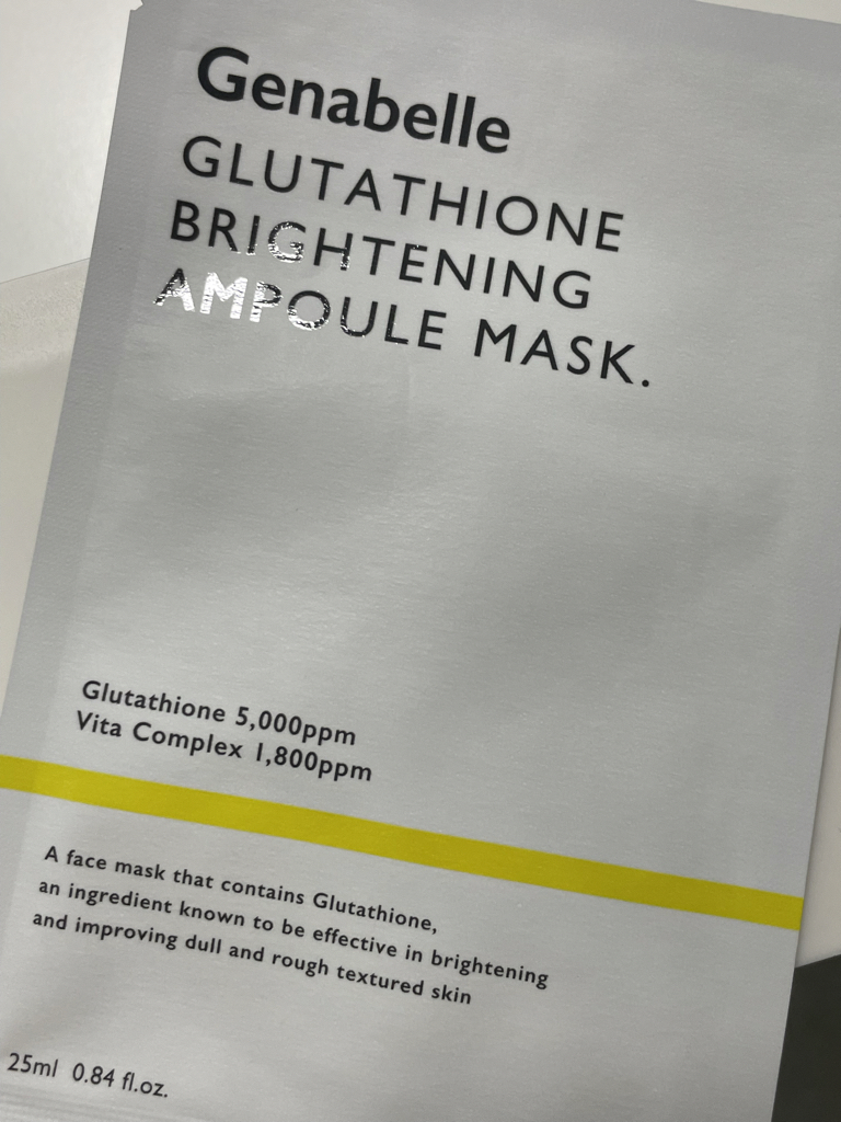 Genabelle 谷胱甘肽亮白安瓿面膜 common.review image