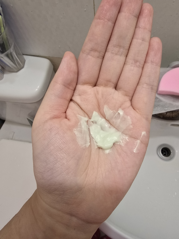 软重置绿色洁面膏的真实用户使用照片
