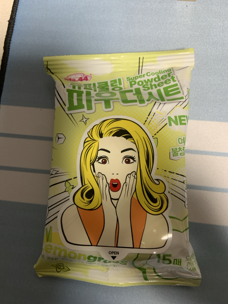 미스사사 (Ms.44) 슈퍼 쿨링 파우더 시트 [레몬그라스] review image