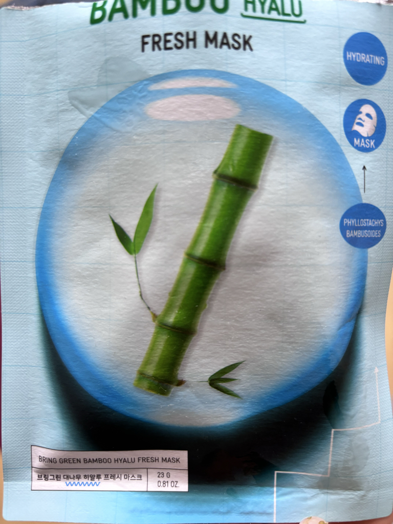 브링그린 (BRINGGREEN) 프레시마스크 [대나무히알루] review image