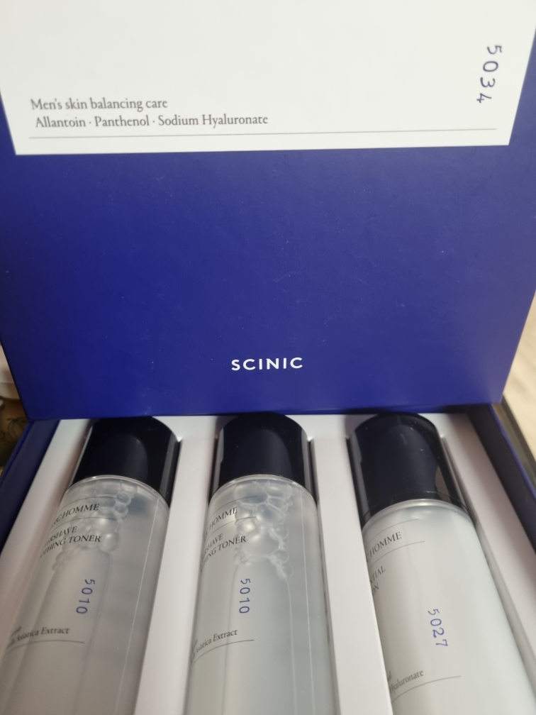 SCINIC 基础男士护肤礼品套装[舒缓须后水] common.review image
