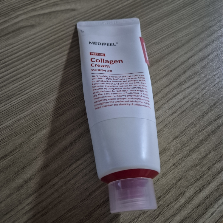 메디필 (MEDIPEEL) 레드 락토 콜라겐 모공 베리어 크림 review image