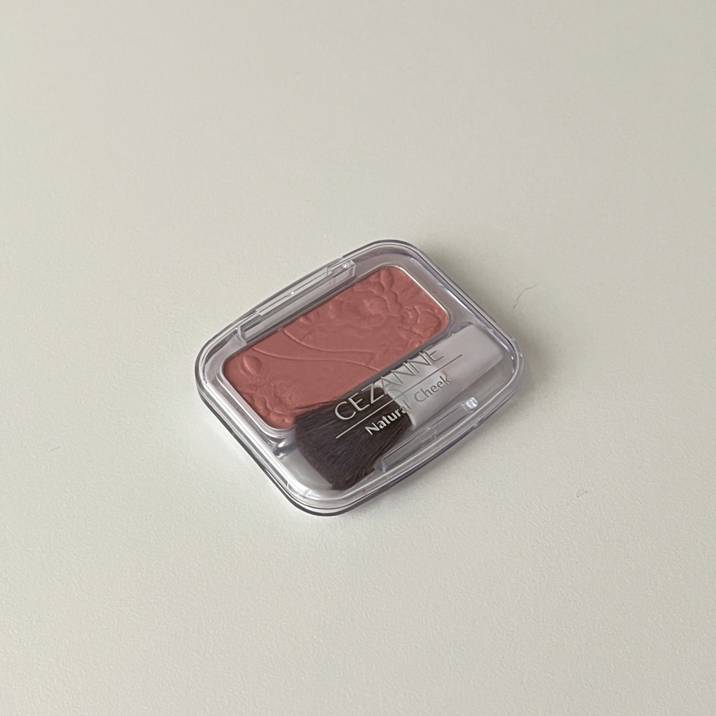 CEZANNE 自然腮红 N [01 桃粉] common.review image