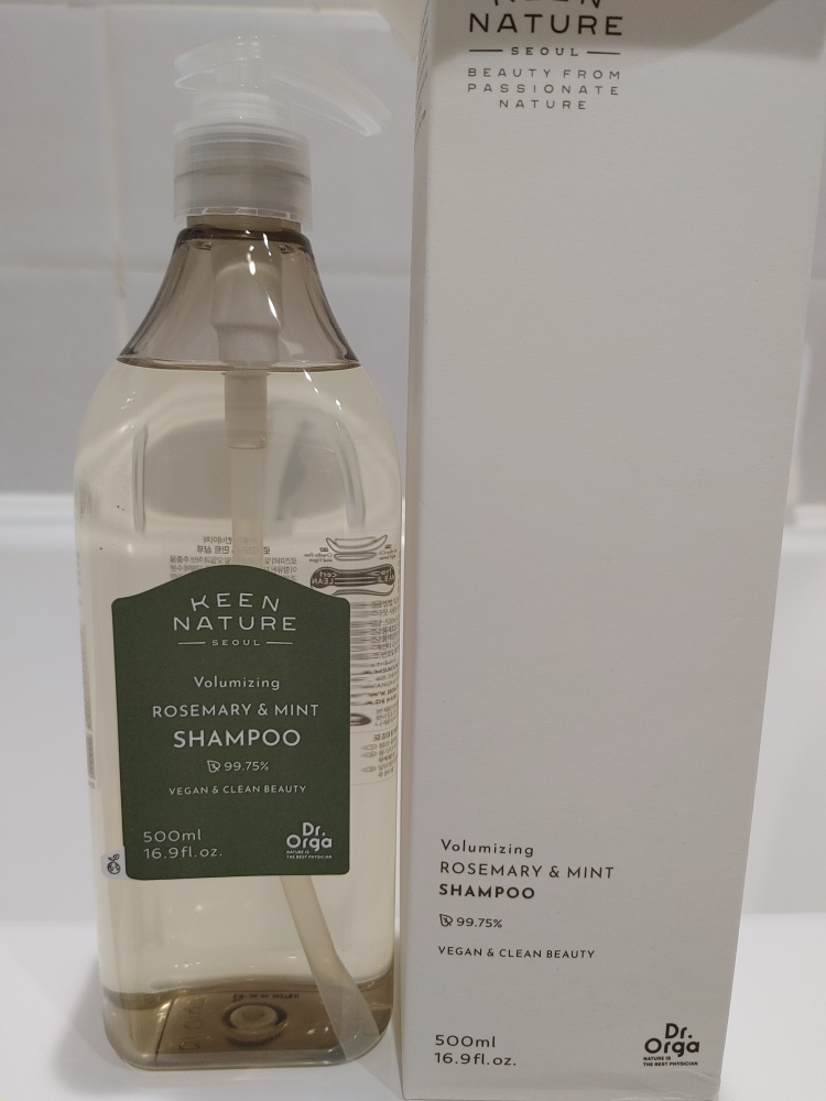 Dr.Orga 纯素食玫瑰薄荷天然洗发水 common.review image
