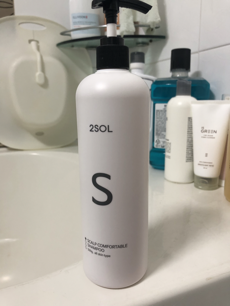 易于头皮吸收的洗发水的真实用户使用照片