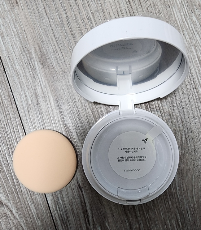 스와니코코 (SWANICOCO) 커버 픽싱 백조 화이트 팩트 [SPF50/PA++++] [내추럴베이지] review image