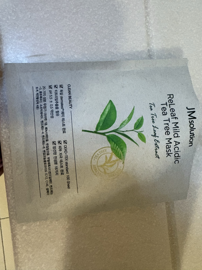 JM 解决方案 弱酸性茶树舒缓面膜 common.review image