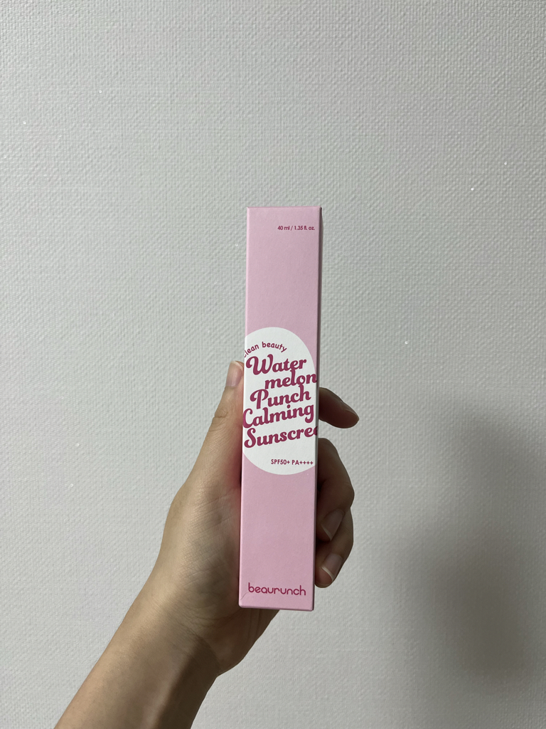 뷰런치 (beaurunch) 워터멜론 펀치 카밍 선 스크린 [SPF50+/PA++++] review image