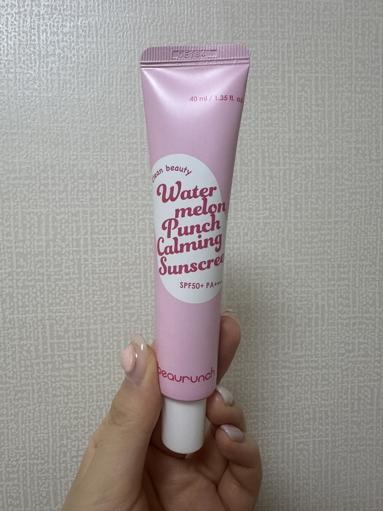 뷰런치 (beaurunch) 워터멜론 펀치 카밍 선 스크린 [SPF50+/PA++++] review image