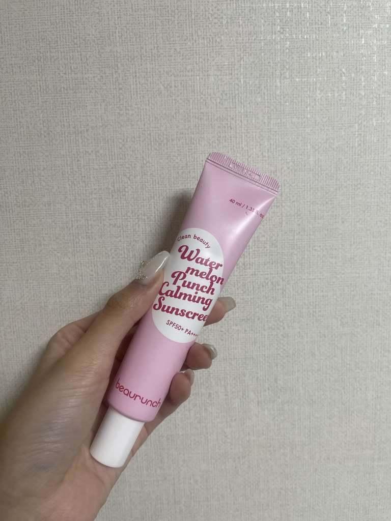 beaurunch Watermelon Punch Calming SunScreen [SPF50+/PA++++] review image