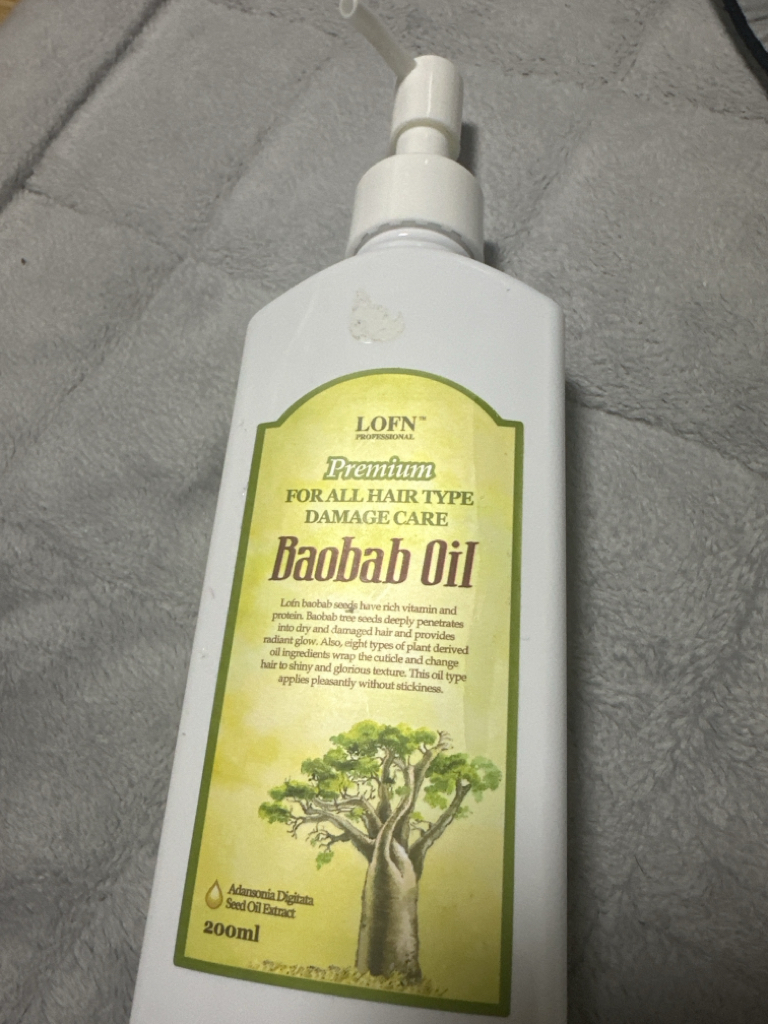 猴面包树高级发油的真实用户使用照片